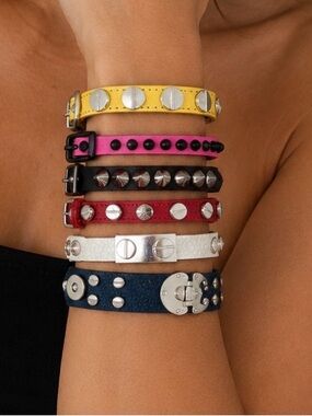 Studded Leather Bracelets